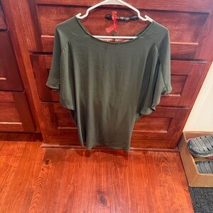Lush Dark Green Women's Blouse